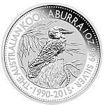 Kookaburra 1 oz Silber 2015