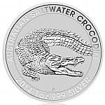 1 Unze Silber Salzwasser Crocodil differenzbesteuert