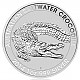 1 Unze Silber Salzwasser Crocodil differenzbesteuert