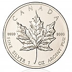 Silbermünze Maple Leaf 1 oz 2015